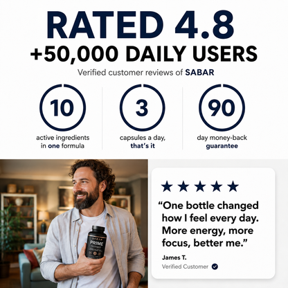 SABAR PRIME — Men's Testosterone & Vitality Complex